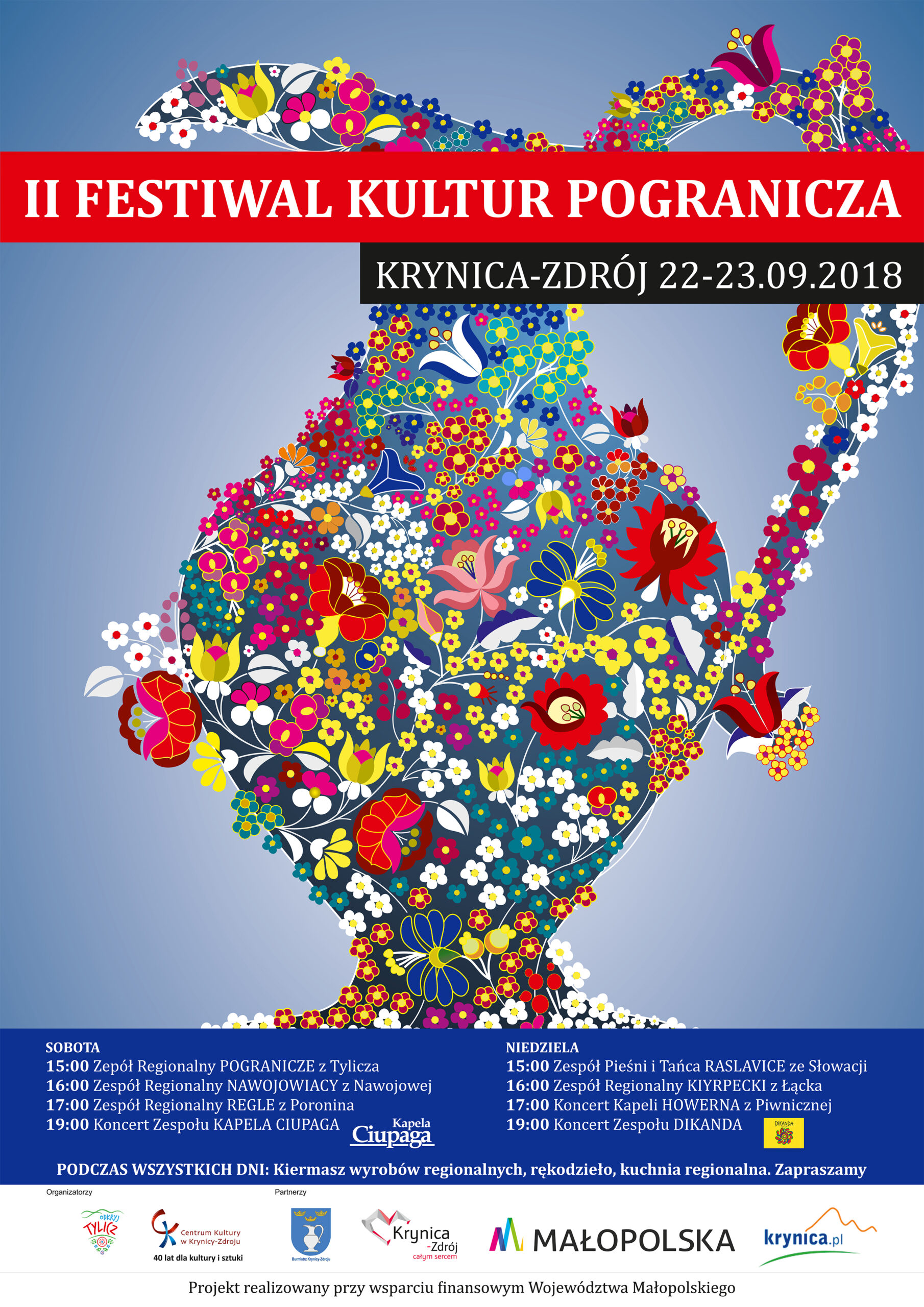Drugi Festiwal Kultur Pogranicza w Krynicy-Zdroju, Małopolska